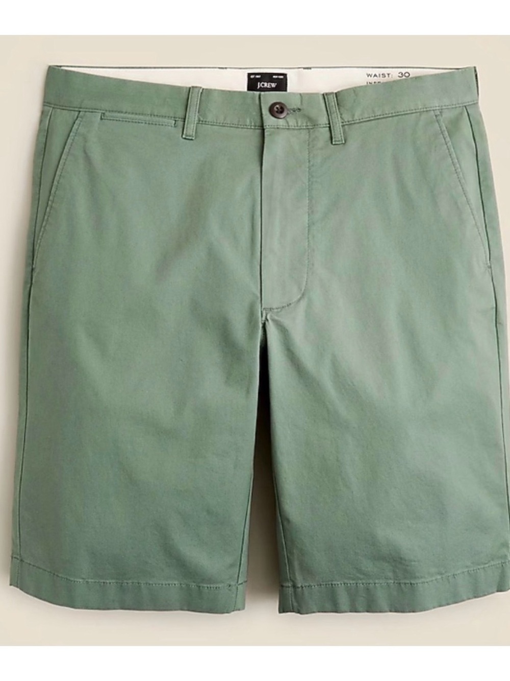 Relisted for buyers bundle - Men's Olive Green Cotton Chino Shorts - Picture 2 of 3